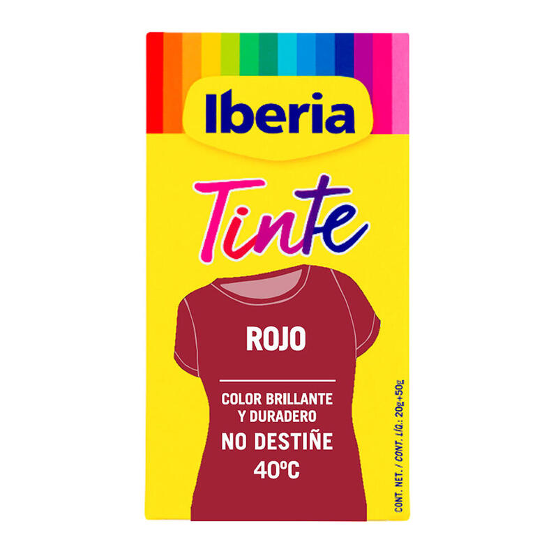 Pack De 2 Unidades - Iberia Tinte 40°C Rojo