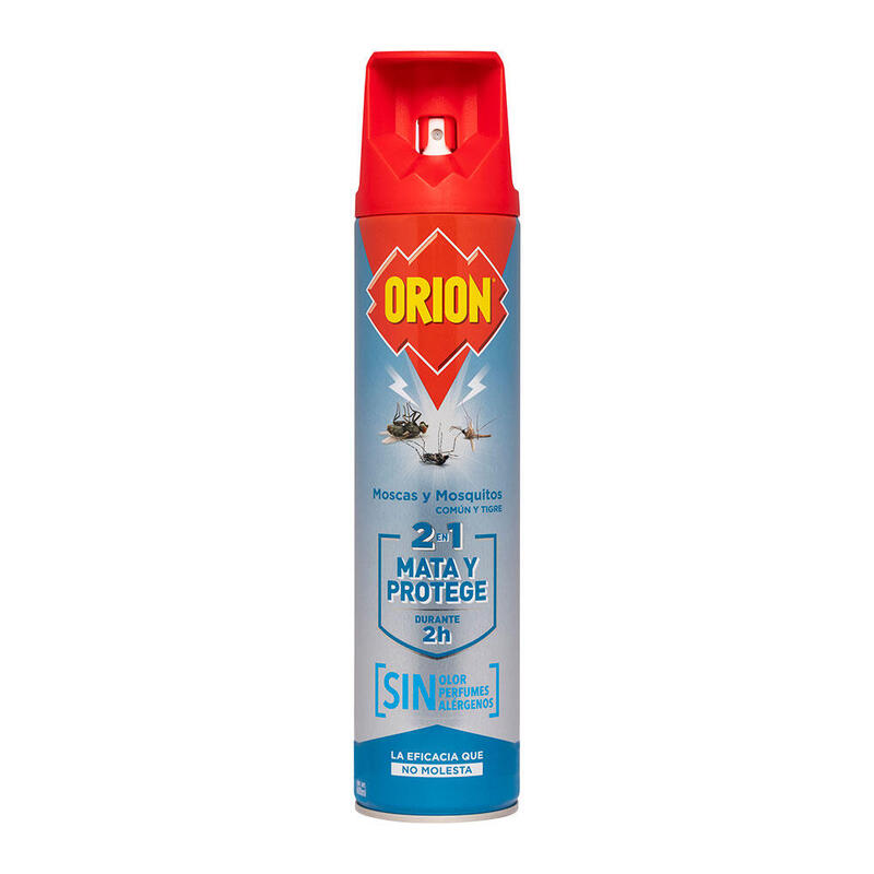Pack De 2 Unidades - Insecticida Aerosol Moscas Y Mosquitos Sin Olor 600 Ml