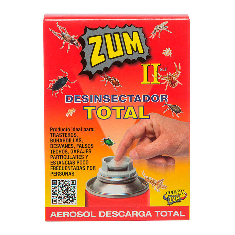 Pack De 2 Unidades - Insecticida Descarga Total Zii Insectos Rastreros Y Voladores 150 Ml