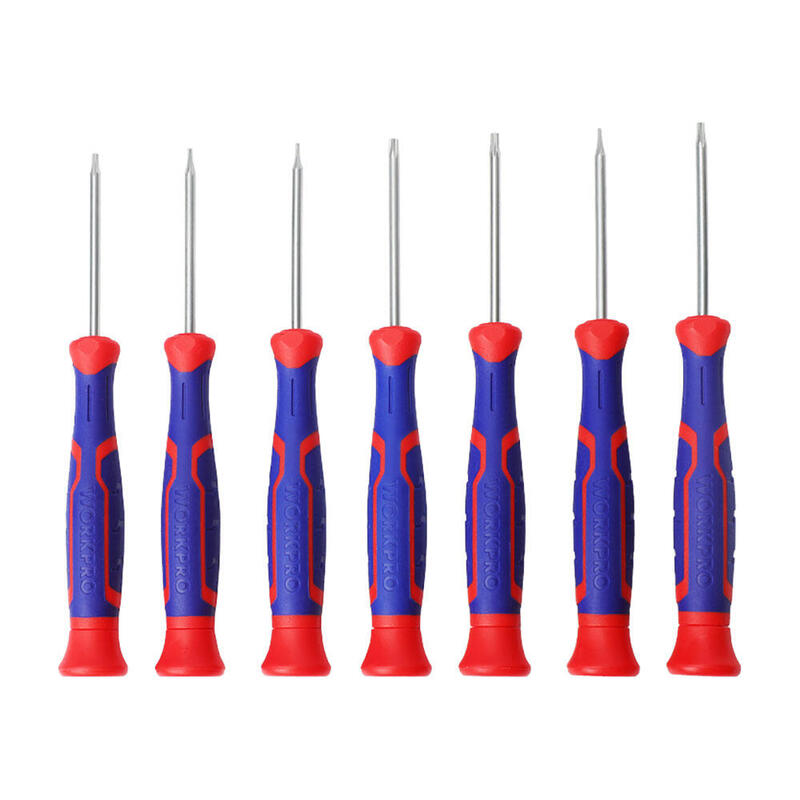Pack De 2 Unidades - Juego De 7 Destornilladores De Precisión (Torx) Workpro