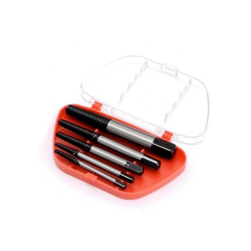 Pack De 2 Unidades - Juego Machos Rosca Para Extraccion De Tornillos 5 Piezas