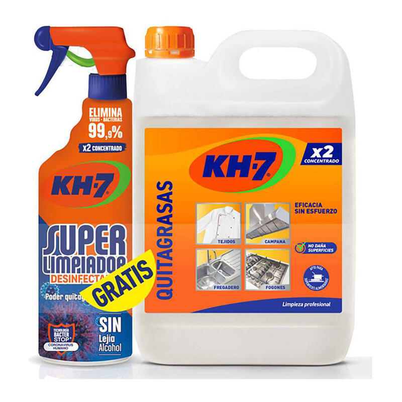 Pack De 2 Unidades - Kh-7 Quitagrasas Profesional Formato 5 Litros