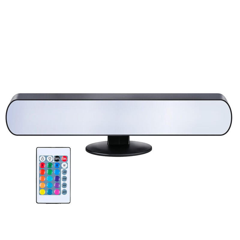 Pack De 2 Unidades - Lámpara Led Luz Blanca Y De Colores Con Control Remoto 24,5 X 3,5 X 4 Cm