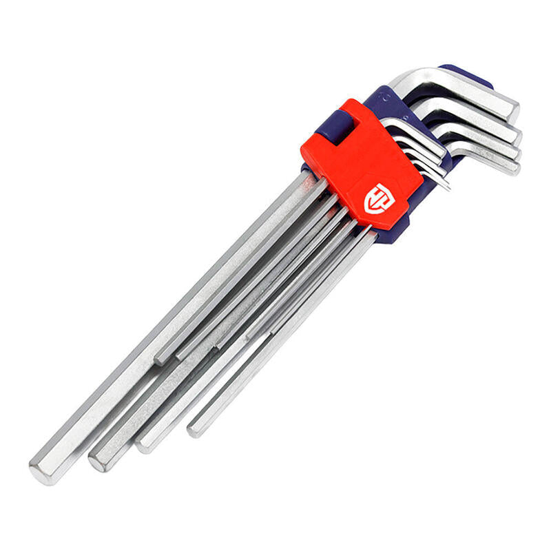 Pack De 2 Unidades - Llaves Allen Cr-V De Brazo Largo, Juego 9 Piezas, (Métrico)