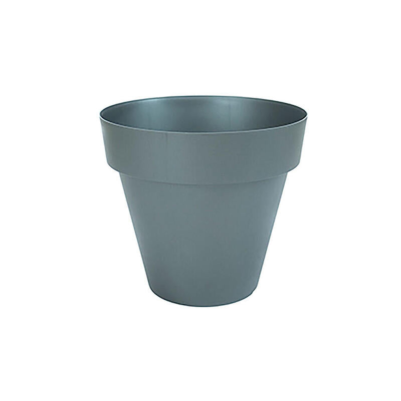 Pack De 2 Unidades - Maceta De Inyección Color Antracita Ø14cm