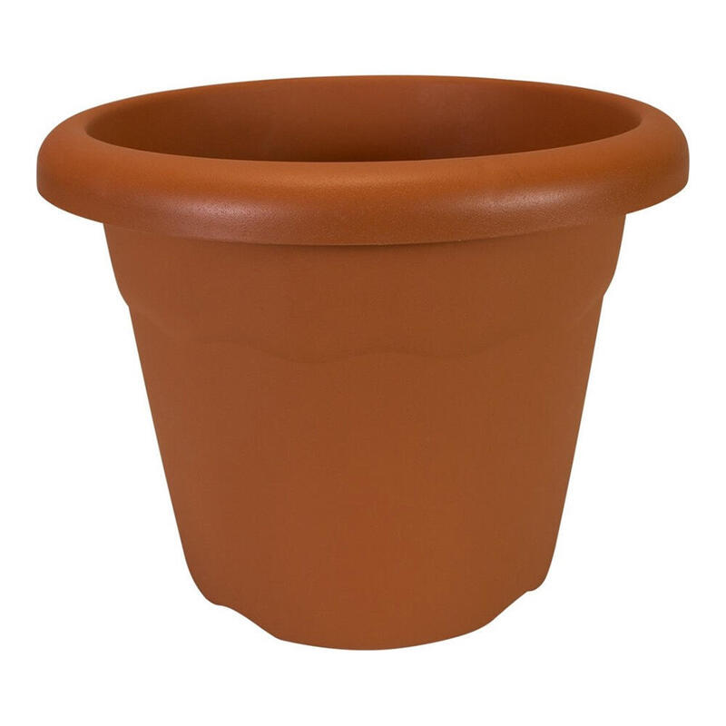 Pack De 2 Unidades - Maceta De Inyeccion Color Terracota Ø26x19cm