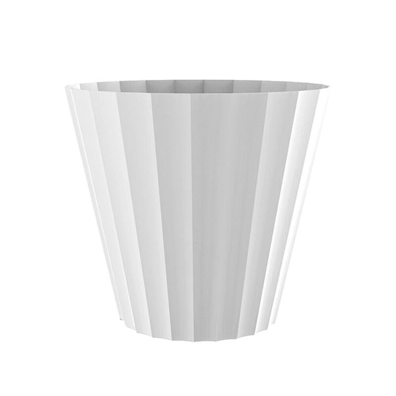 Pack De 2 Unidades - Maceta De Inyeccion Doric Color Blanco Ø32x29cm