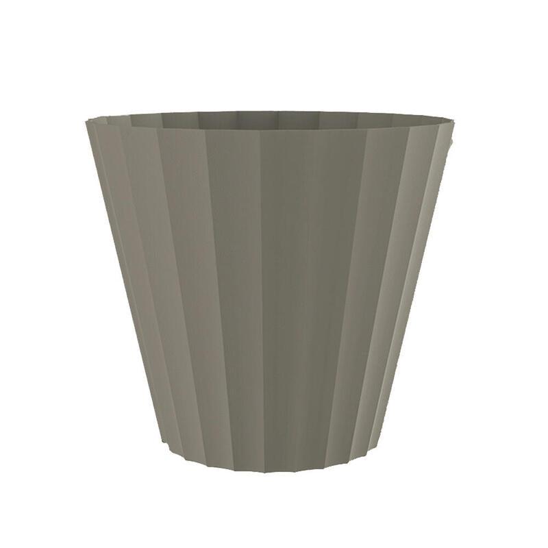 Pack De 2 Unidades - Maceta De Inyeccion Doric Color Taupe Ø32x29cm