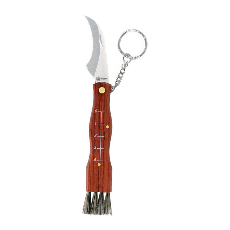 Pack De 2 Unidades - Navaja Setas Inoxidable Con Llavero + Funda Hoja 6cm Imex El Zorro