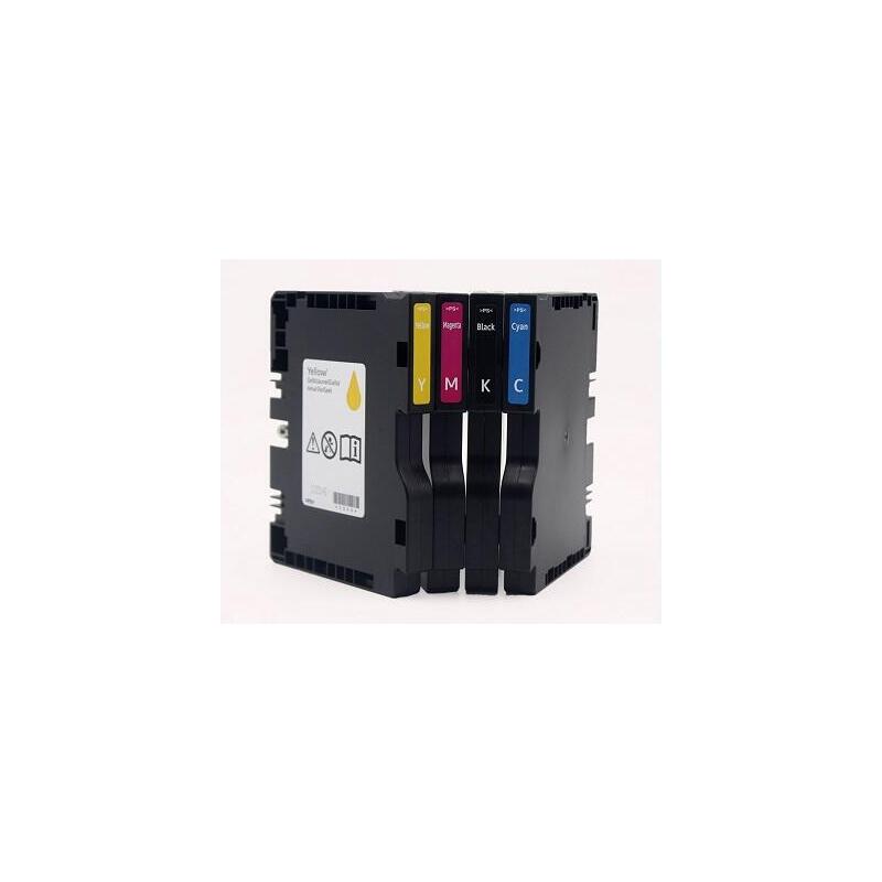 Pack De 2 Unidades Negro Pigment Compatible Ricoh Sg 3210dnw-2.9k 405862 (Gc51k) 40ml Gc51hbk