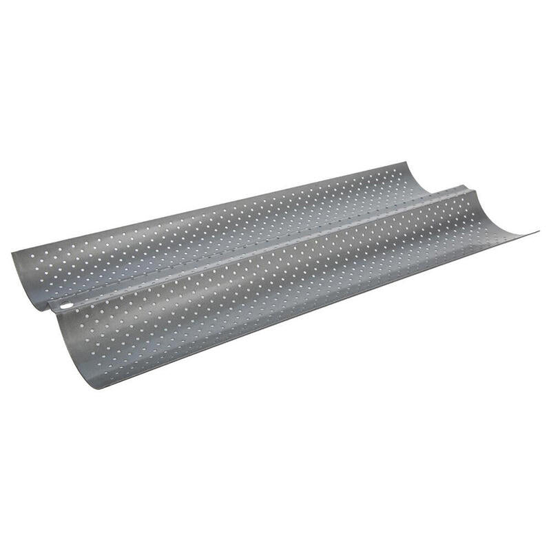 Pack De 2 Unidades - Pack 2 Moldes Perforados Para Baguette 38x16cm.