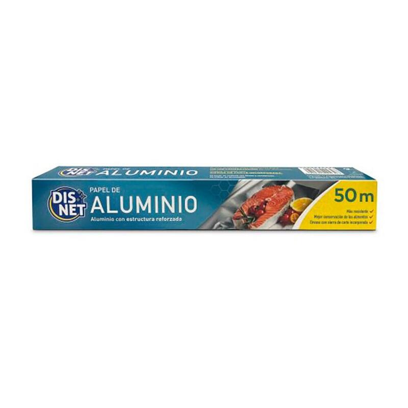 Pack De 2 Unidades - Papel De Alumino Con Estructura Reforzada, 50 M