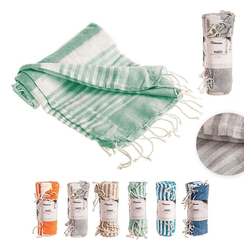 Pack De 2 Unidades - Pareo Greco, Colores Surtidos, 90 X 180 Cm