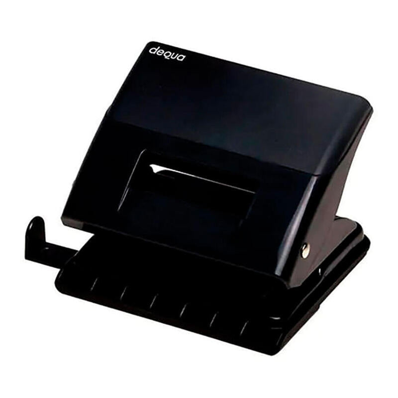 Pack De 2 Unidades - Perforadora Para Papel De 2 Punzones Negro