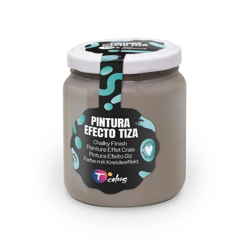 Pack De 2 Unidades - Pintura Efecto Tiza Gris Humo, 175 Ml