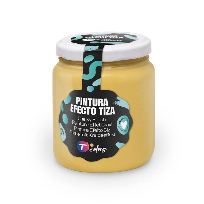 Pack De 2 Unidades - Pintura Efecto Tiza Mostaza, 175 Ml