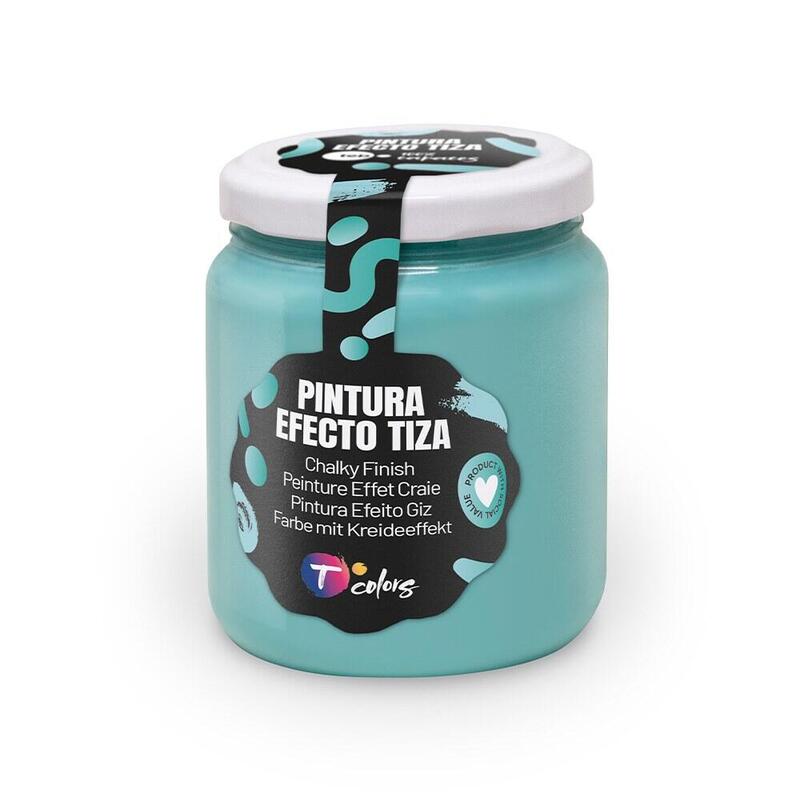 Pack De 2 Unidades - Pintura Efecto Tiza Turquesa, 175 Ml