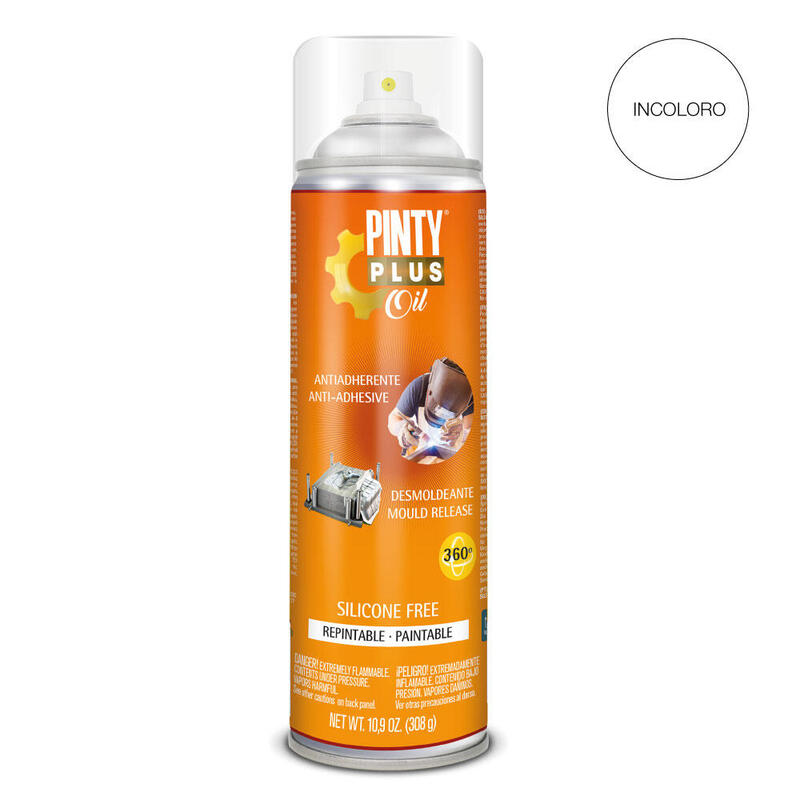 Pack De 2 Unidades - Pintyplus Oil Desmoldeante Antiproyecciones De Soldadura Sin Siliconas Spray 650cc