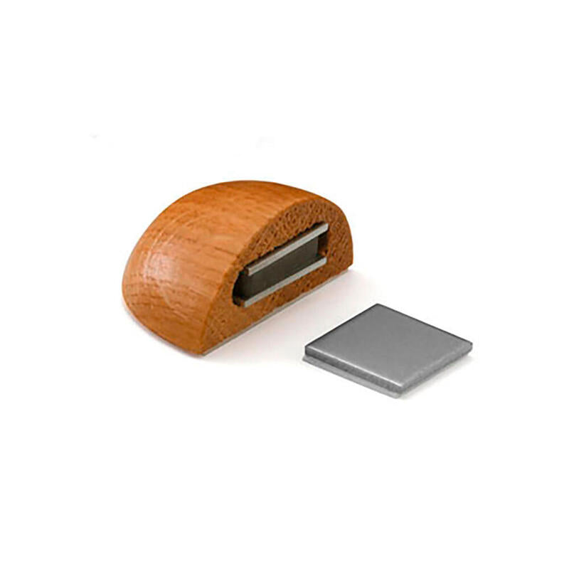 Pack De 2 Unidades - Retenedor Madera Magnetico Adhesivo Roble (Blister) Inofix