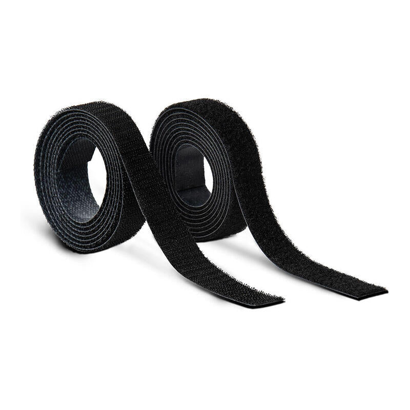 Pack De 2 Unidades - Rollo Adhesivo Térmico De Cierre De Gancho Y Bucle 20mm X 1,5m. Negro, 2145-3, Inofix