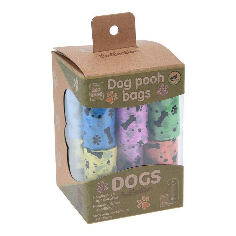 Pack De 2 Unidades - Rollo De 20 Bolsas Higiénicas Colores Surtidos 30 X 22 Cm, 18 Uds