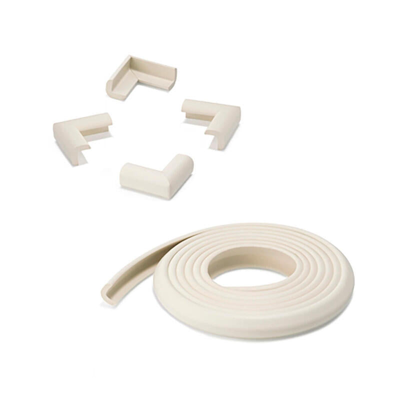 Pack De 2 Unidades - Rollo Protector Cantos 2m + 4 Esquineras Blanco (Blister) Inofix