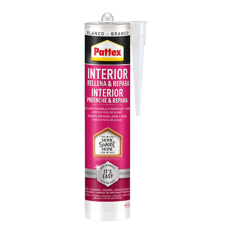 Pack De 2 Unidades - Sellador Pintable Interior Blanco 280 Ml