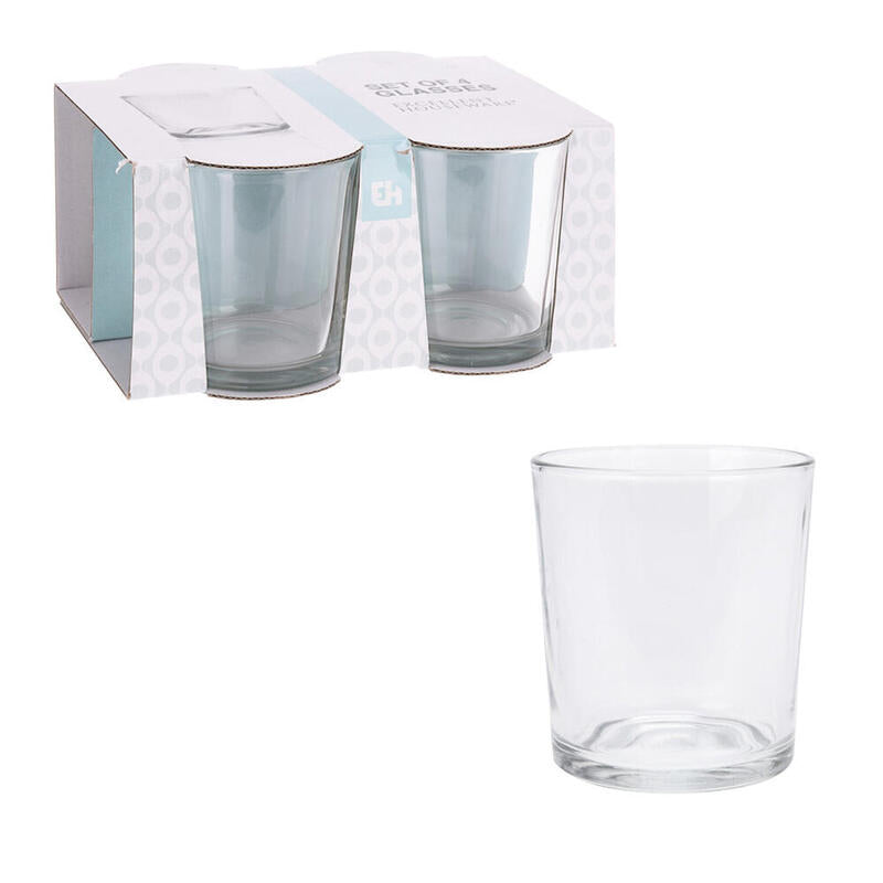Pack De 2 Unidades - Set 4 Vasos Agua 280ml, Ye6000410, Excellent Houseware