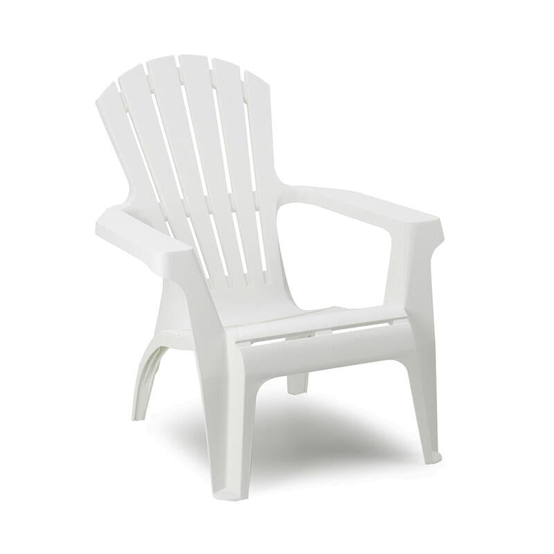 Pack De 2 Unidades - Sillon Relax Apilable Color: Blanco 75x86x86cm Modelo: Dolomiti Progarden
