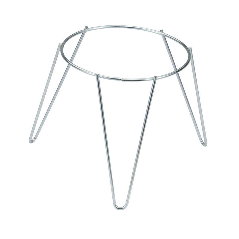 Pack De 2 Unidades - Soporte Para Macetero Con Pie Zincado 22cm Sv03075 Sauvic