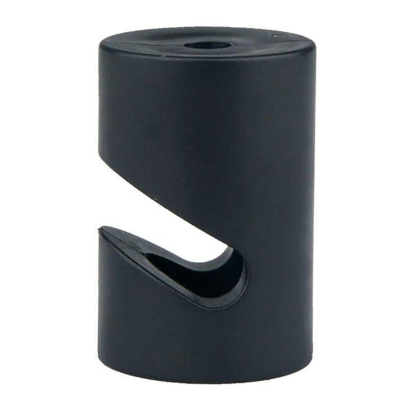 Pack De 2 Unidades - Sujetacables De Plástico, Cilíndrico, En V, Negro, 5 Uds