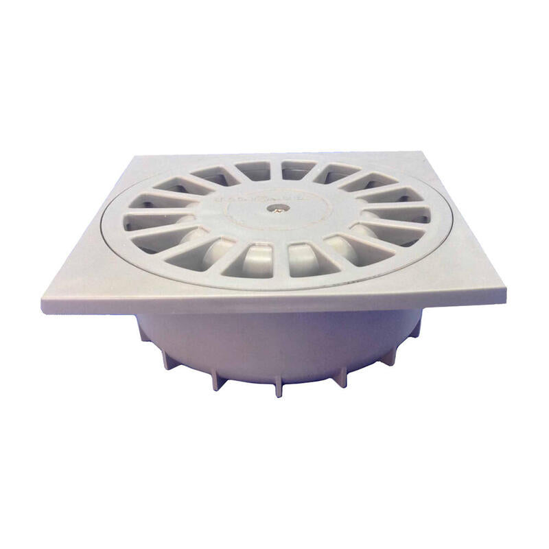 Pack De 2 Unidades - Sumidero Pvc Sifonico Vertical T-88, 150 X 150 X 50,5 Mm / Ø50 Mm