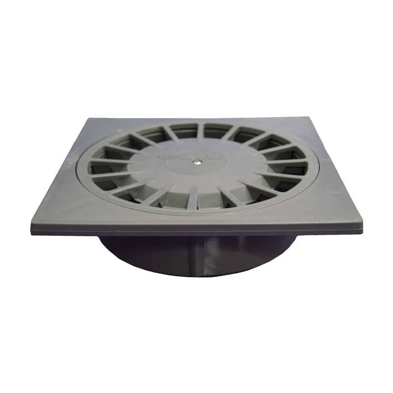 Pack De 2 Unidades - Sumidero Pvc Sifonico Vertical T-88, 150 X 150 X 56,5 Mm / Ø75 - 50 Mm