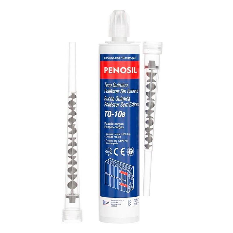 Pack De 2 Unidades - Taco Químico Poliéster Sin Estireno Tq-10s, Gris, 300 Ml