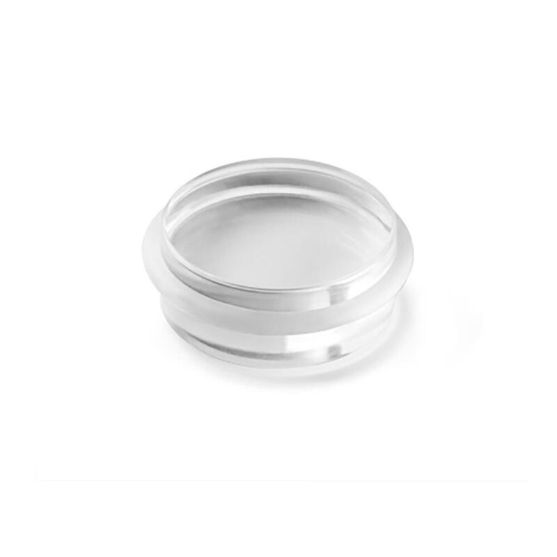 Pack De 2 Unidades - Tope Cilindrio Transparente Con Adhesivo Extra Fuerte (Blister) Inofix