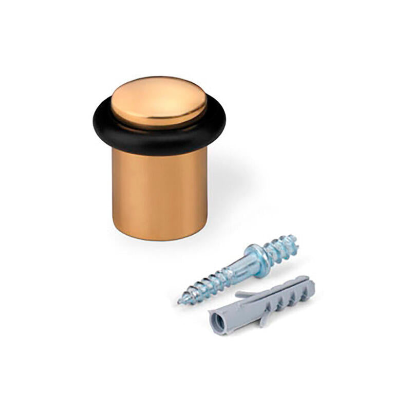 Pack De 2 Unidades - Tope De Puerta Con Torica Laton (Blister) Inofix