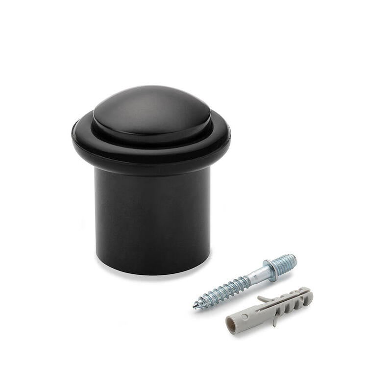 Pack De 2 Unidades - Tope Puerta Con Tórica Negro (Blister)