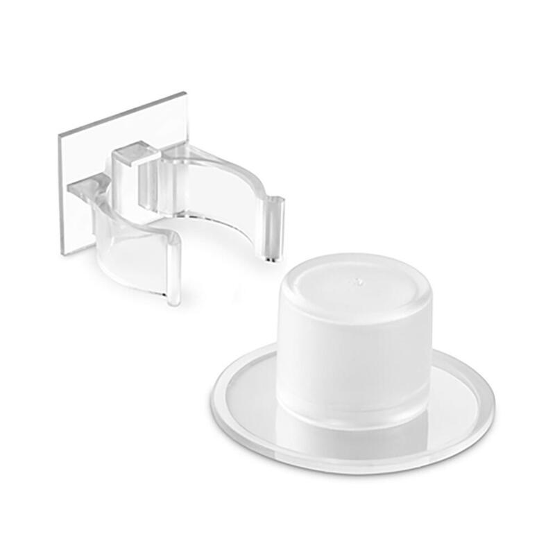 Pack De 2 Unidades - Tope Y Retenedor Pinza Adhesivos Transparente (Blister) Inofix