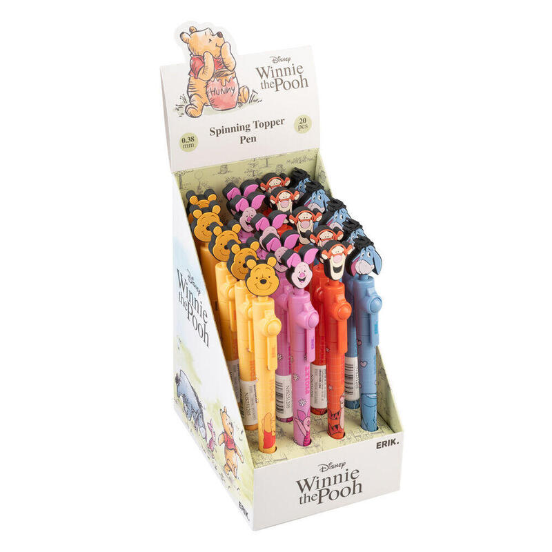 Pack De 20 Unidades - Boligrafo Topper Giratorio Winnie The Pooh Disney Surtido