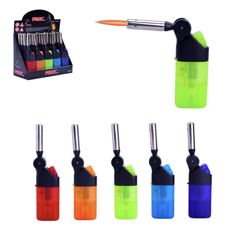 Pack De 20 Unidades - Encendedor Recargable Cobia Plegable, Colores / Modelos Surtidos Euro/U