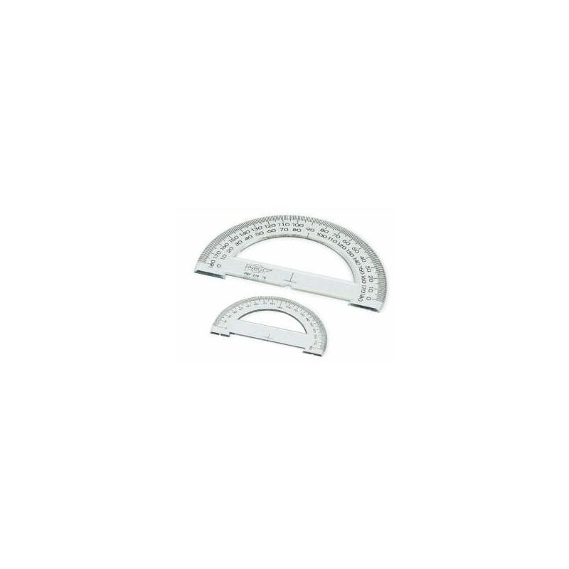 Pack De 20 Unidades Faibo Semicírculo Escolar 15 Cm Graduado
