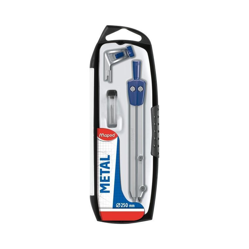 Pack De 20 Unidades Maped Compás Start Con Mina De 12 Mm Estuche De 3 Piezas