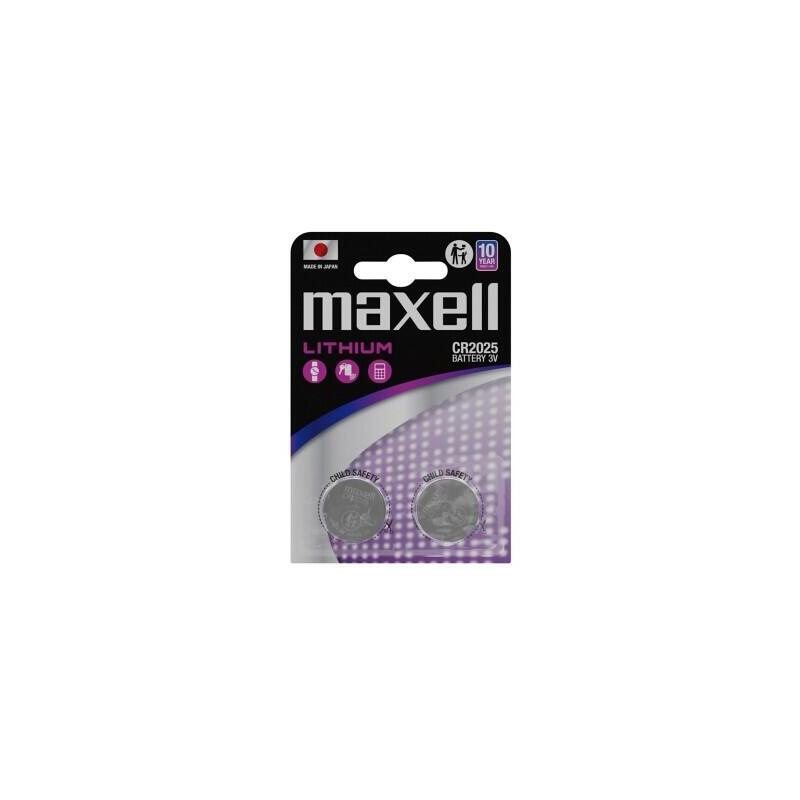 Pack De 20 Unidades Maxell Pila Boton Litio Cr2025 3v Blister*2