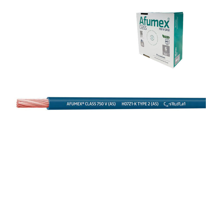 Pack De 200 Unidades - Cablecillo H07z1-K(As) 1,5 Mm² Azul Euro/M