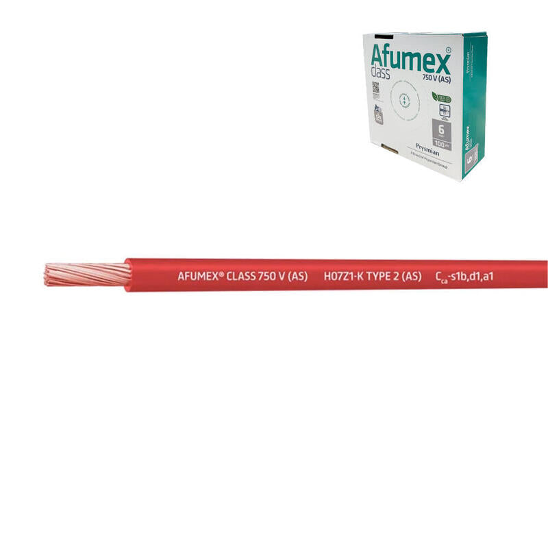 Pack De 200 Unidades - Cablecillo H07z1-K(As) 1,5 Mm² Rojo Euro/M