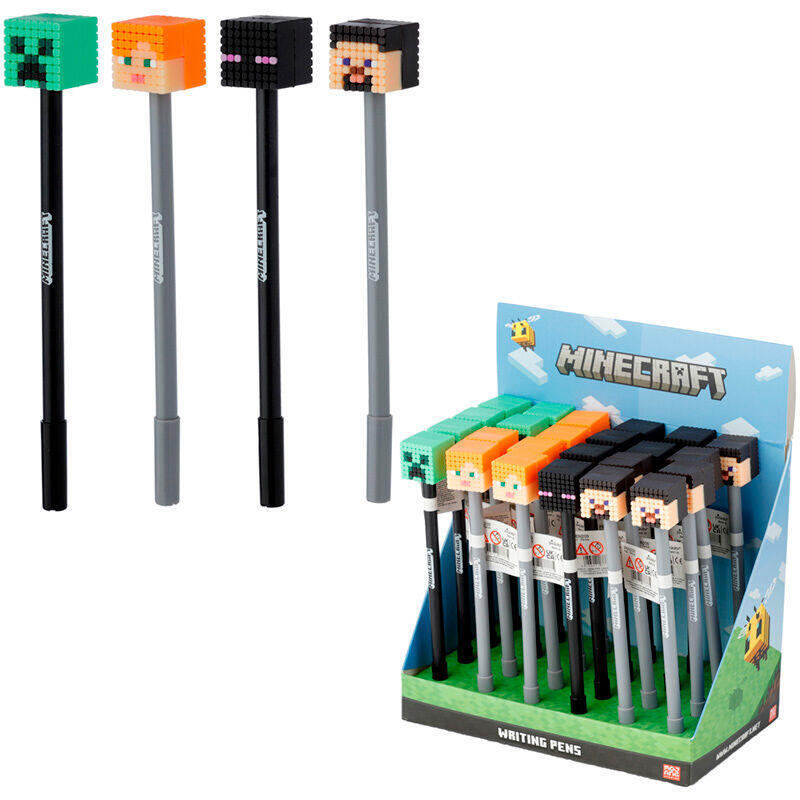 Pack De 24 Unidades - Boligrafo Minecraft
