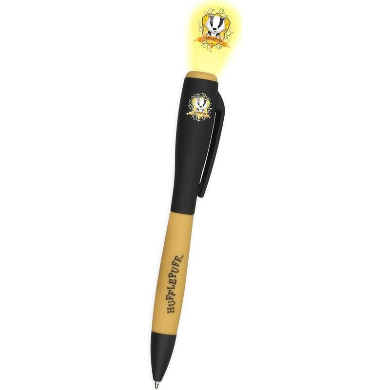Pack De 24 Unidades - Boligrafo Proyector Luz Hufflepuff Harry Potter