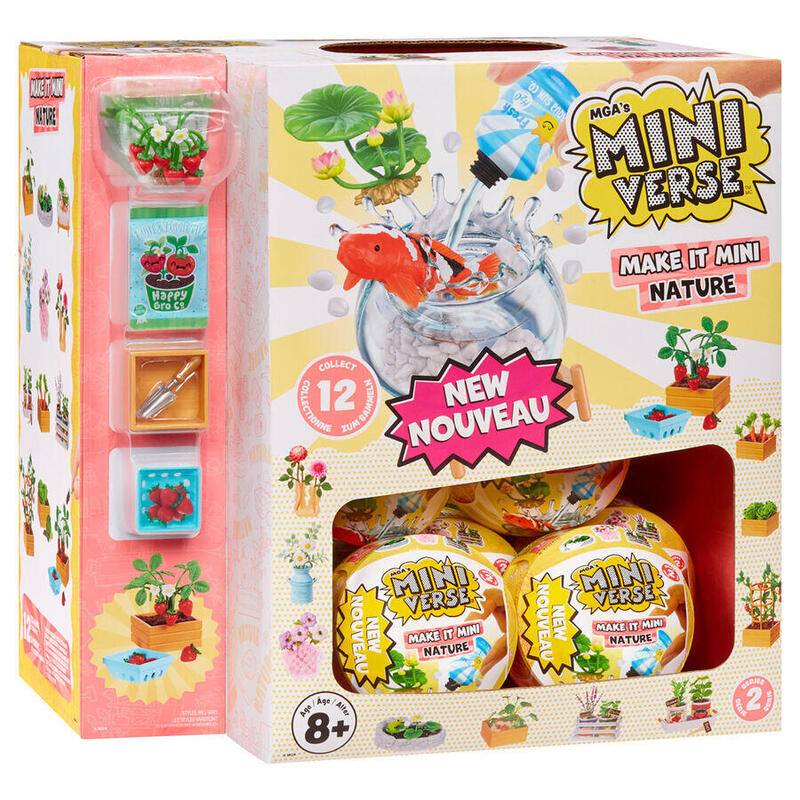 Pack De 24 Unidades - Capsula Sorpresa Miniverse Make It Mini Nature Series 2 Surtido