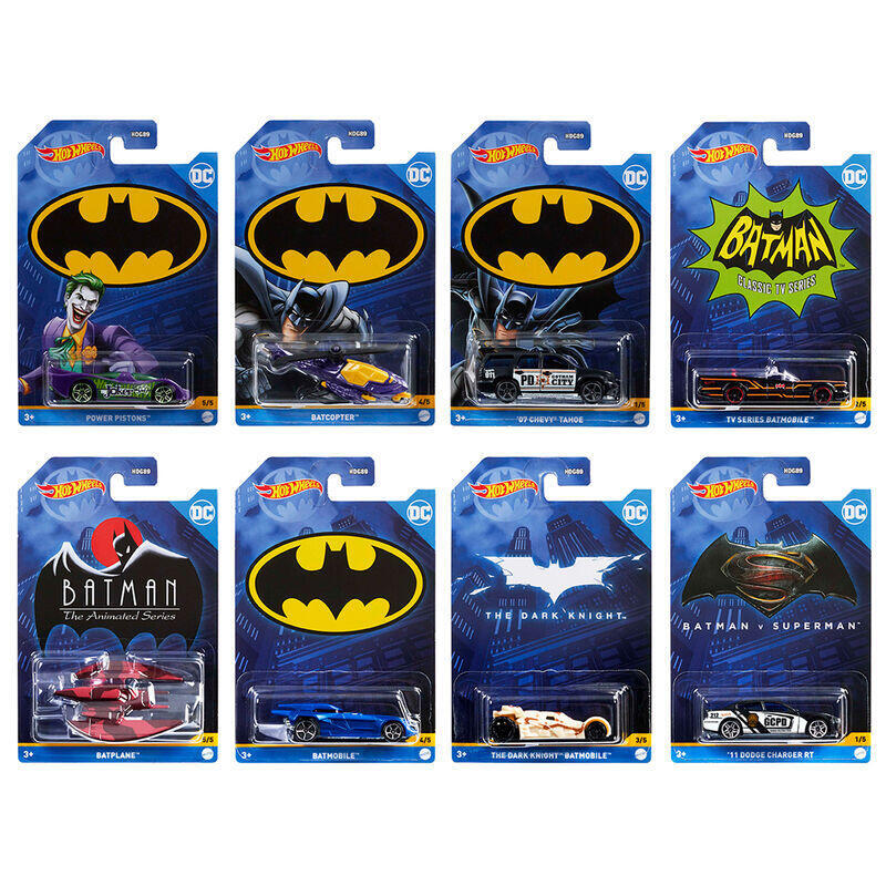 Pack De 24 Unidades - Coche Batman Dc Comics Hot Wheels Surtido