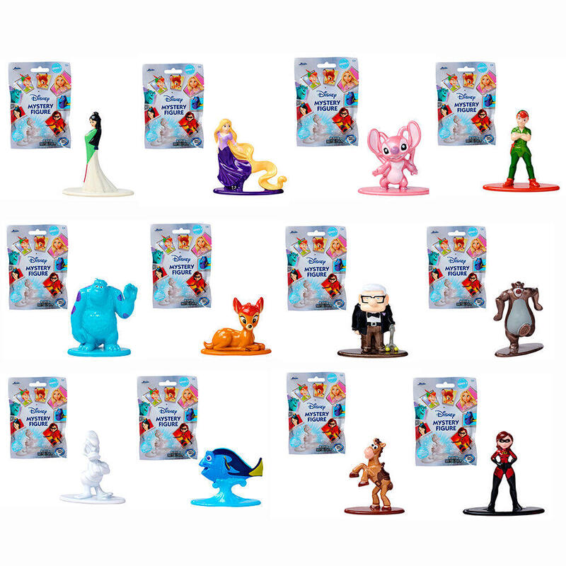 Pack De 24 Unidades - Figura Sobre Sorpresa Metalfigs Disney 4cm Surtido